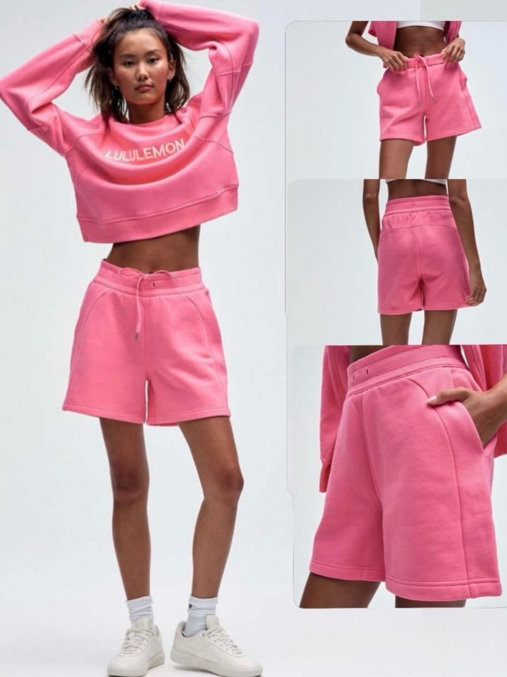 NWT Lululemon Scuba High-Rise Short 5" in Sakura Pink - Size 10